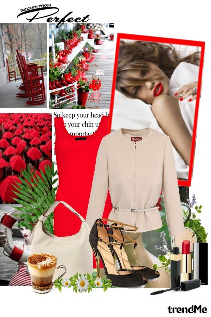 Little red dress- Combinaciónde moda
