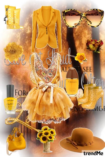 autumn gold- Модное сочетание