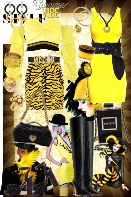  goin´ Yellow - combinação de moda