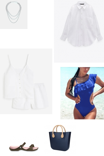 Summer sea wardrobe- combinação de moda