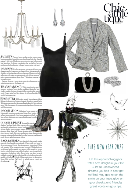 Little Black Dress: New Years Edition - Modna kombinacija