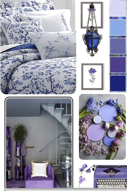 Violet and blue- Fashion set