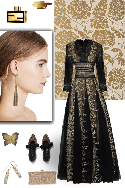Golden Lady- Combinazione di moda