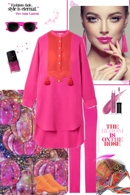 Hot Pink- Combinazione di moda