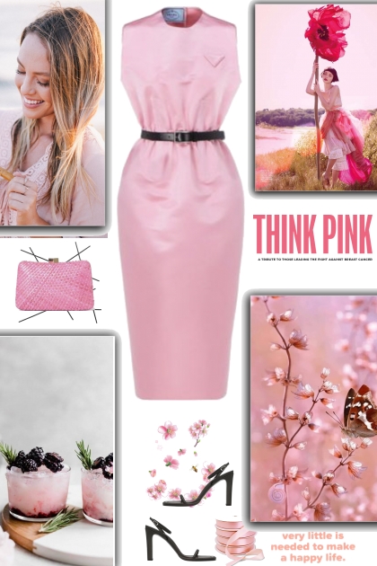  Pink- combinação de moda