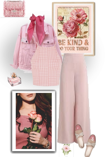 Pink jacket- Fashion set