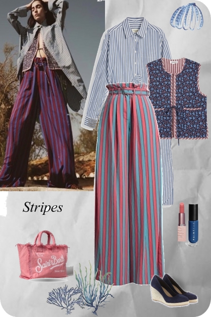 Stripes and sea- Modna kombinacija