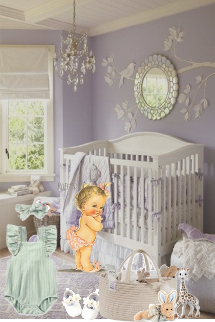 Baby girl nursery- Модное сочетание