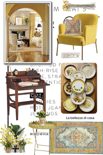 Yellow for home- Fashion set