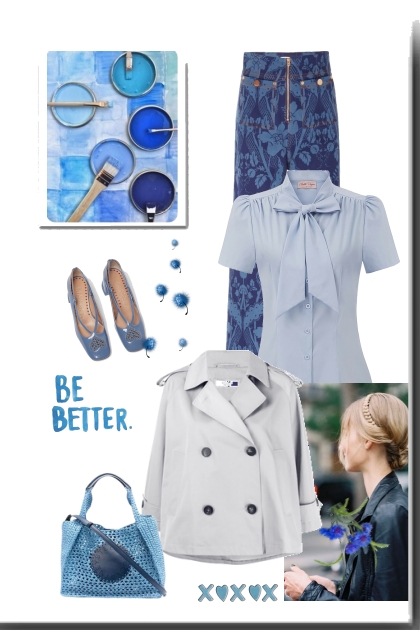 Be better with blue- Combinazione di moda