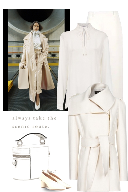 Total white- combinação de moda