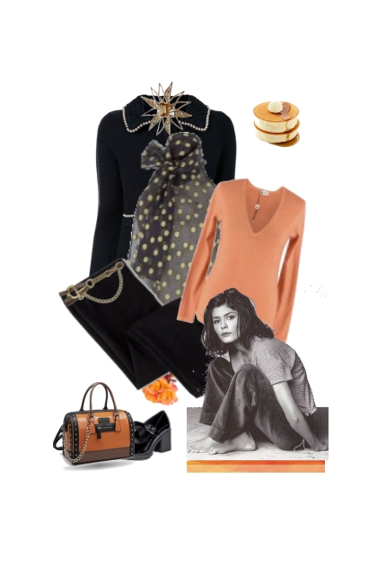 Orange and black- Combinazione di moda
