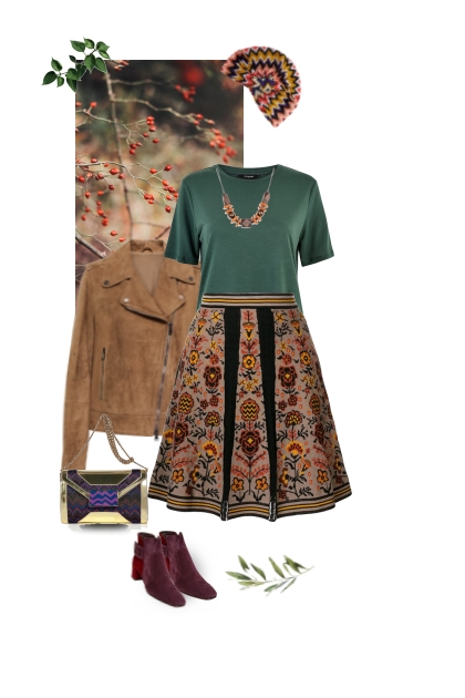 Missoni Floral pleated skirt