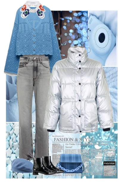 Winter blue- Modekombination