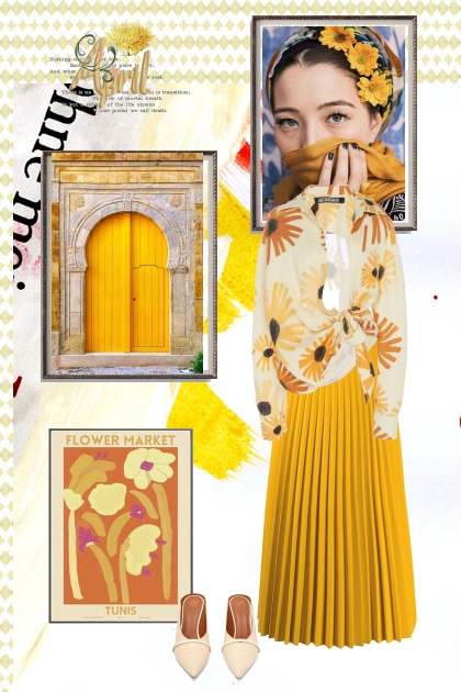 Yellow April- Combinaciónde moda