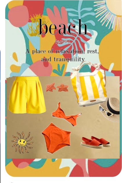 Beach tranquility- Combinaciónde moda