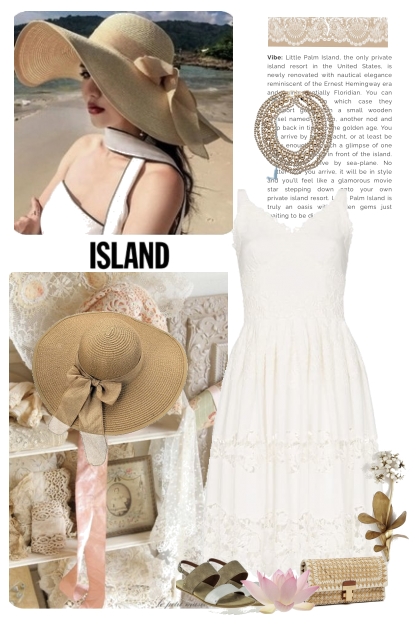 White embroidered dress- Fashion set