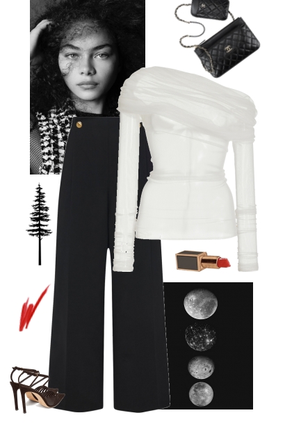 Black and White for Fall- Combinaciónde moda