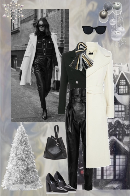 Natale in black and white- Combinazione di moda