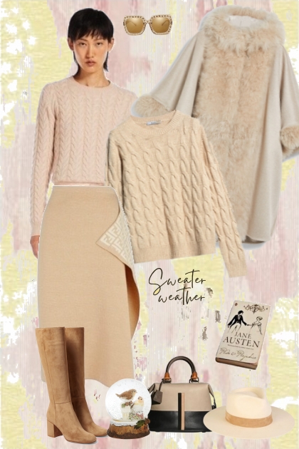 Sweaterweather- combinação de moda