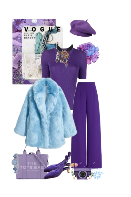Purple and violet- Fashion set