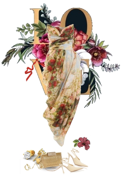 Flower dress- Combinaciónde moda