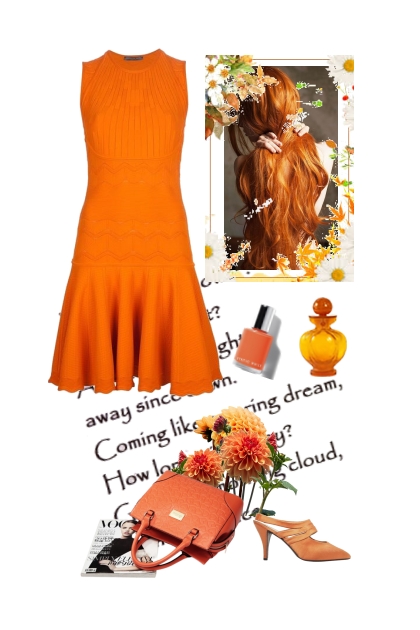 Orange style- Fashion set