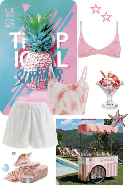 Pink Summer - combinação de moda