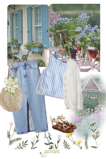 Sunday in the garden- Combinazione di moda