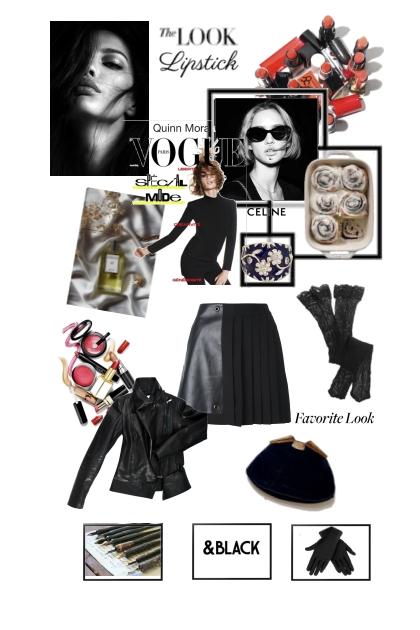 Fun in black- Combinazione di moda