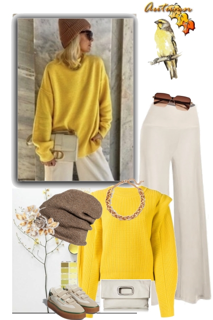 Yellow for Autumn- Модное сочетание