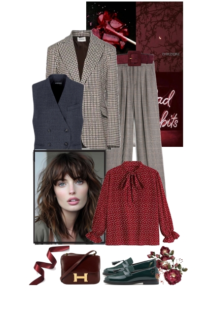 Bordeaux - Burgundy- Combinazione di moda