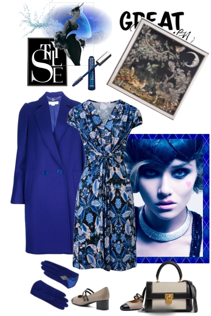 Electric blue- Combinazione di moda