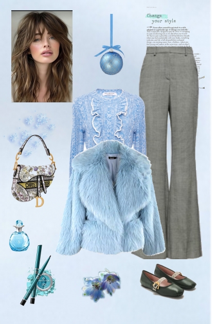 Blue winter- Combinaciónde moda