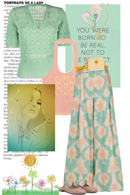 Green and pink