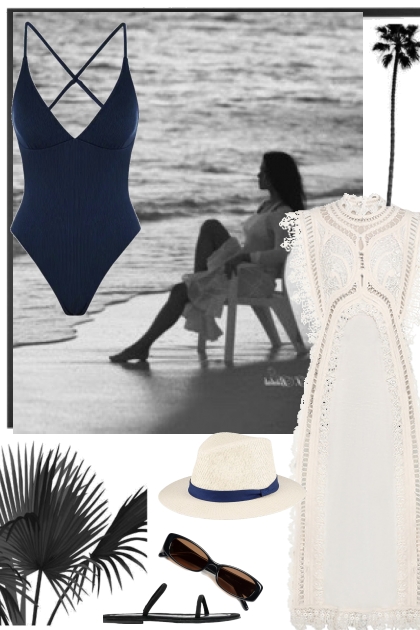 Al mare in bianco e nero