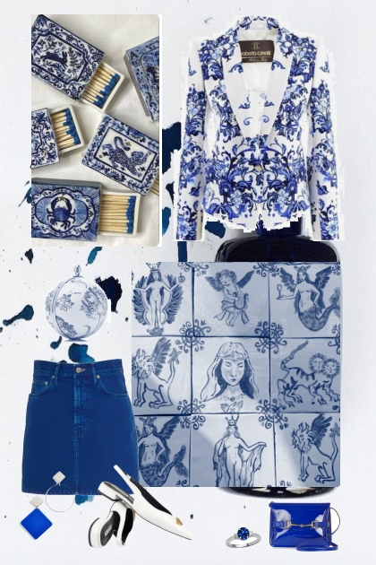 Blue pottery