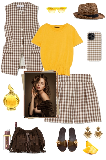Gingham shorts