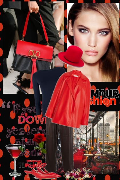 Red Valentino- combinação de moda