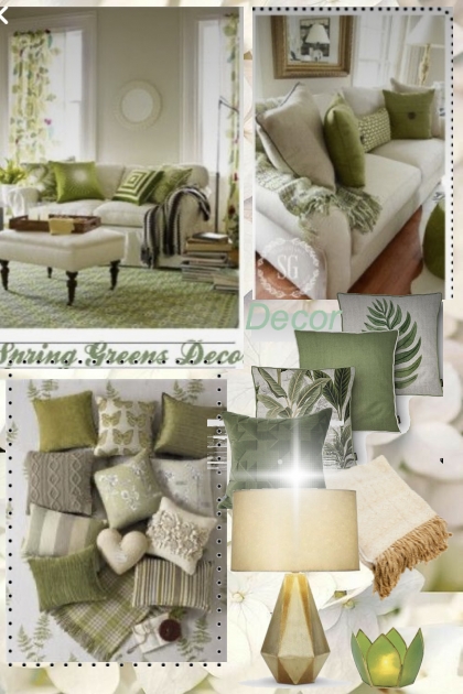 Spring Green decor- combinação de moda