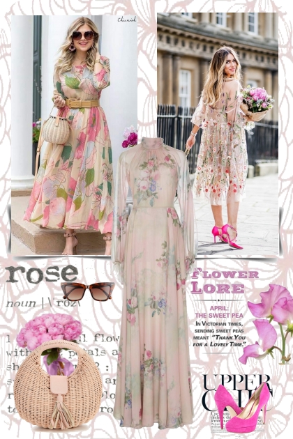 Rose- Modekombination