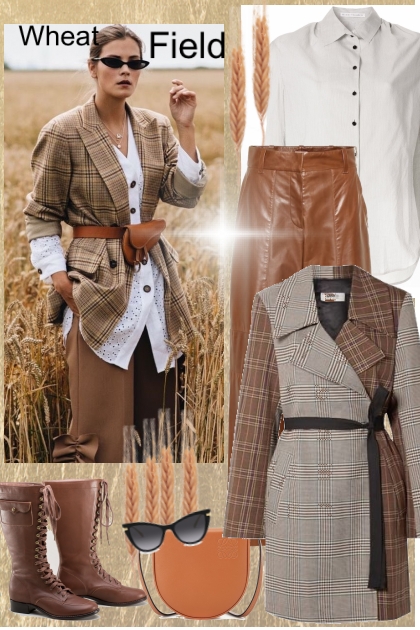 Wheat field- combinação de moda