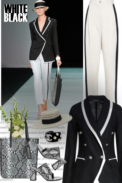 White Black - Fashion set