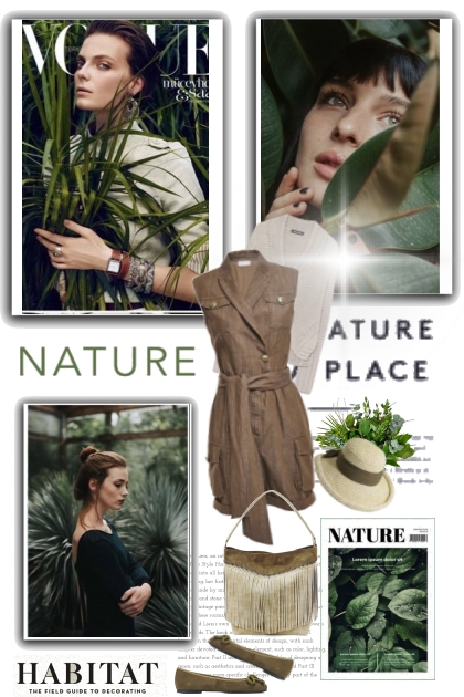 Nature- combinação de moda