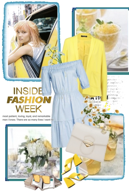 Fashion week- Combinazione di moda