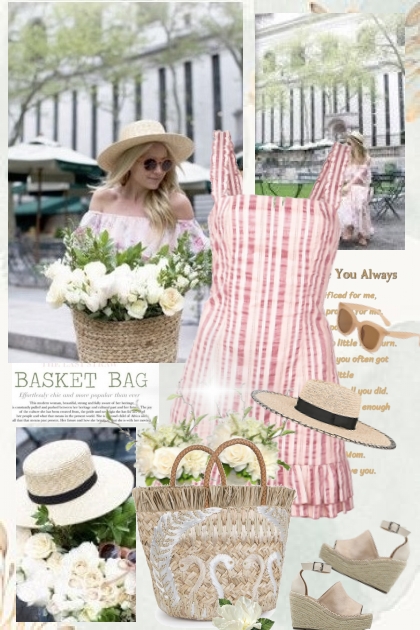 Basket bag - Modekombination
