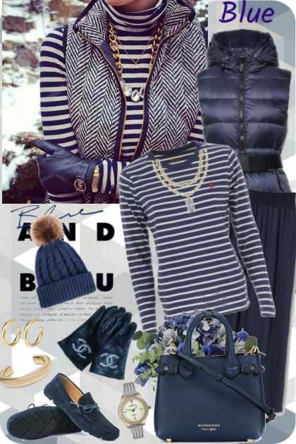 Simply blue- Combinaciónde moda