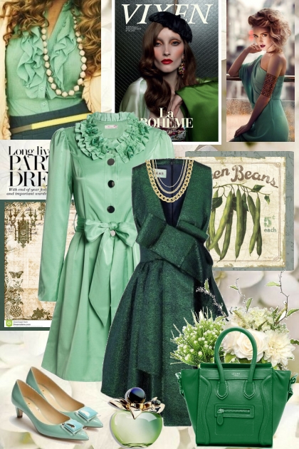 Green.- Modna kombinacija