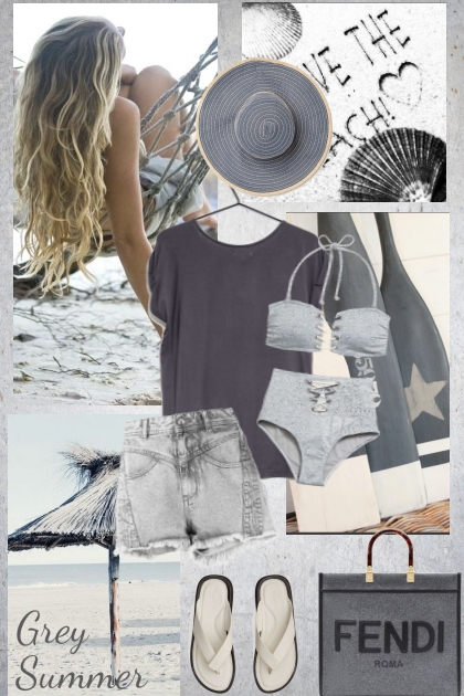 Grey summer- Combinaciónde moda