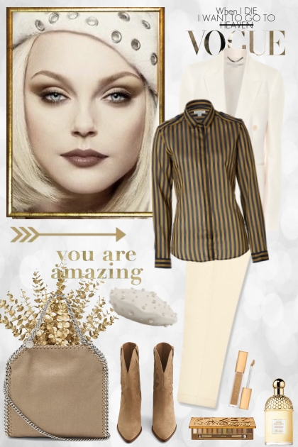 Gold.- Fashion set